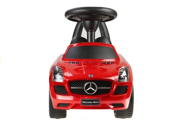 Lean Mercedes-Benz SLS AMG Rot - Kinderrutschauto Rutscher