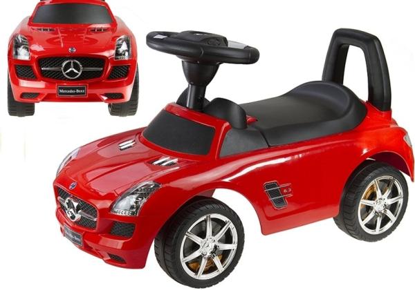 Lean Mercedes-Benz SLS AMG Rot - Kinderrutschauto Rutscher