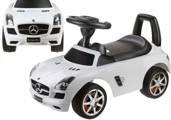 Lean Mercedes-Benz SLS AMG Weiß - Kinderrutschauto Rutscher
