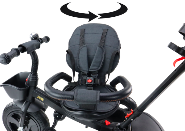 Lean Dreirad PRO550 Schwarz für Kinder