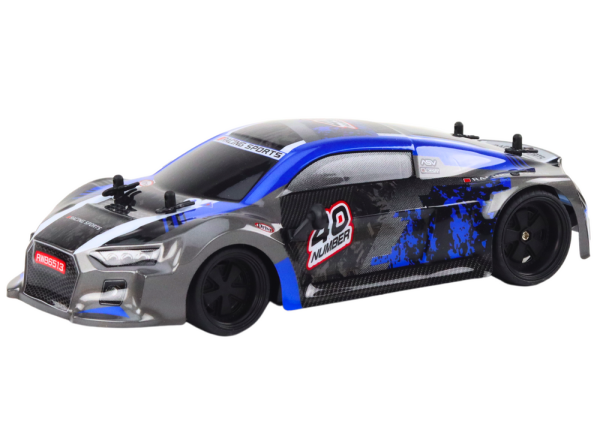 Lean RC Ferngesteuertes Auto 1:18 Gummiräder Drift Blau RC-Fahrzeug
