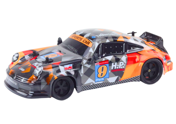 Lean RC Ferngesteuertes Auto 1:18 Gummiräder Drift Orange RC-Fahrzeug