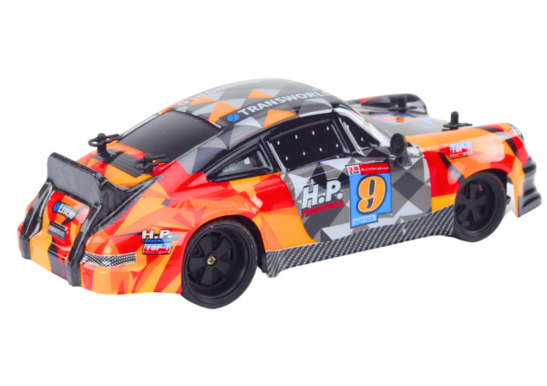 Lean RC Ferngesteuertes Auto 1:18 Gummiräder Drift Orange RC-Fahrzeug