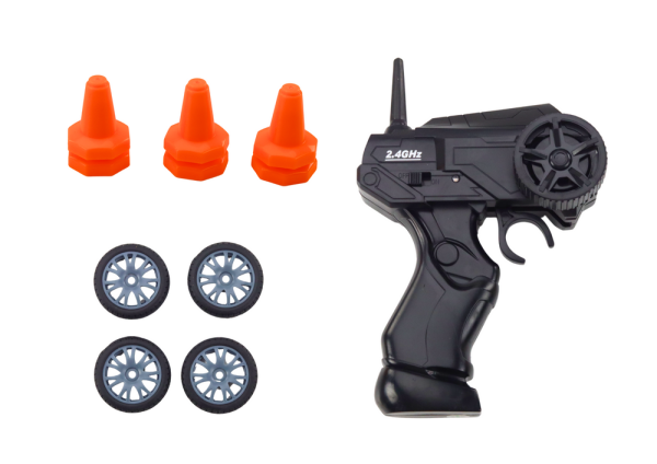 Lean Ferngesteuerter Sportwagen R/C 1:24 Blaue austauschbare Räder RC-Fahrzeug