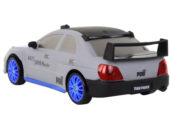 Lean Ferngesteuerter Sportwagen R/C 1:24, graue, austauschbare Räder RC-Fahrzeug