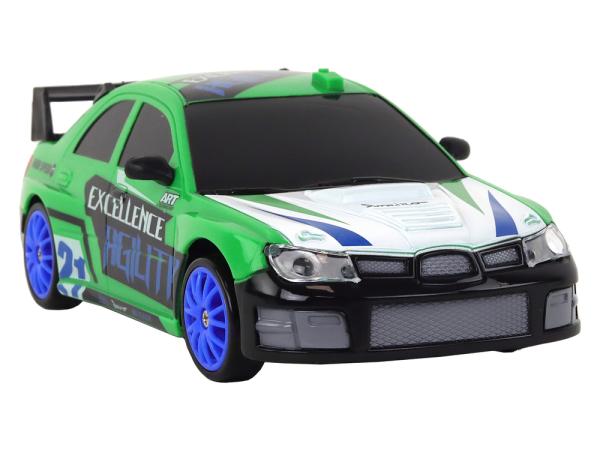 Lean Ferngesteuerter Sportwagen R/C 1:24, grüne, austauschbare Räder RC-Fahrzeug
