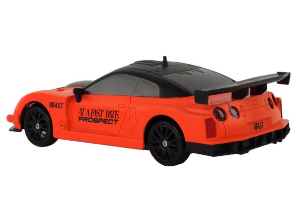 Lean Ferngesteuerter Sportwagen R/C 1:24 Orange mit austauschbaren Rädern RC-Fahrzeug