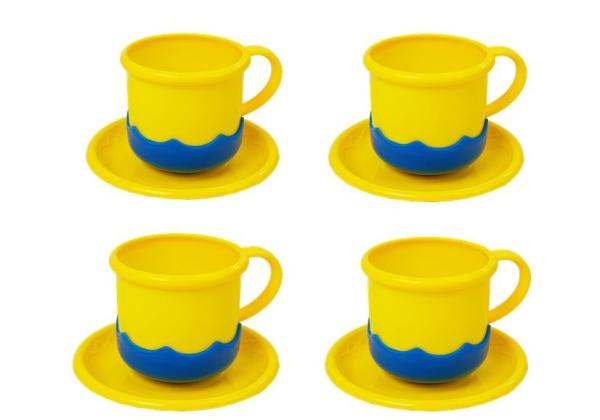 Lean Set mit Plastikgeschirr für den kleinen Koch Spielset Küche