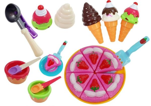 Lean Set Süßigkeiten Desserts Eis Kekse Zubehör Puppenparty Spielset Küche