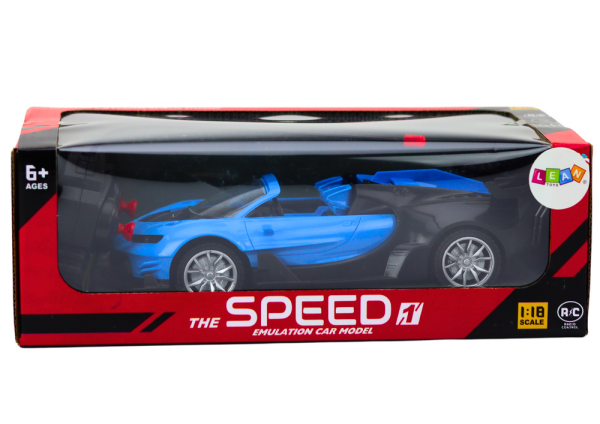Lean Spielzeugauto Ferngesteuerter Sportwagen RC 1:18 Blau RC-Fahrzeug