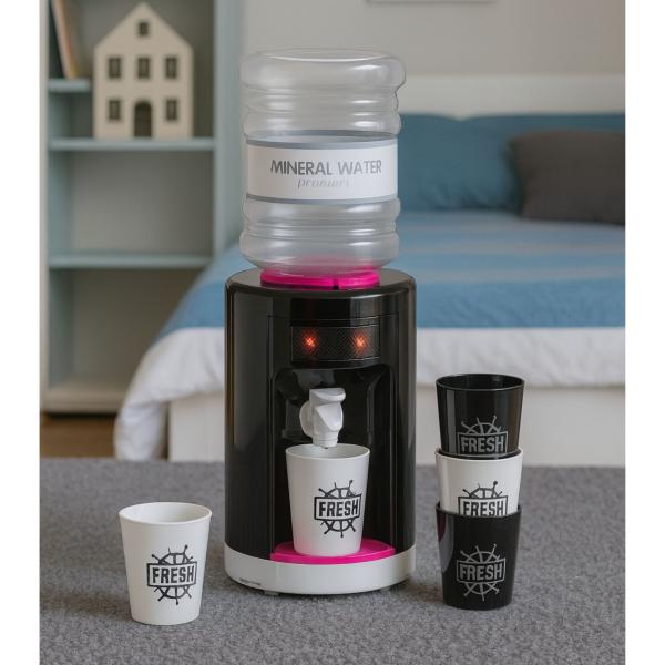 Lean Spielzeug-Wasserspender für Kinder mit Licht&Geräuschen rosa Spielset Küche