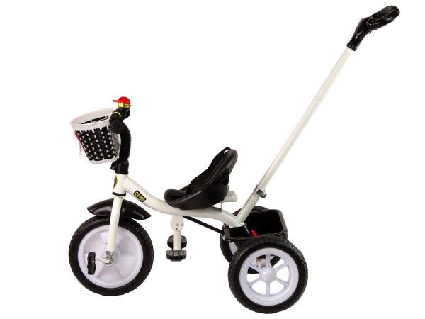 Lean Dreirad PRO100 Schwarz mit Korb EVA-Räder für Kinder