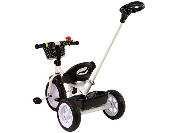 Lean Dreirad PRO100 Schwarz mit Korb EVA-Räder für Kinder