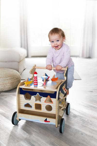 Small Foot Lauflernwagen Wal Kinder Spielzeug