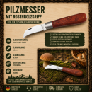 Pilzmesser Rosenholz Pilzsammlermesser Edelstahl Klappmesser Outdoor