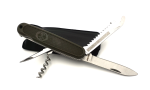 BW Bundeswehr Taschenmesser 6in1 Oliv mit Tasche Set Outdoor Armee Messer NEU