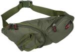 Taktische Hüfttasche Oliv Gürteltasche Bauchtasche Outdoor Sport 4 Fächer Tasche