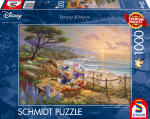 Schmidt Spiele Disney, Donald & Daisy, A Duck Day Afternoon - 1000 Teile Puzzle (Thomas Kinkade)