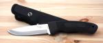 Outdoor Messer Hunter Jagdmesser 3Cr13 Stahl Klinge Gummigriff Nylonscheide 25cm
