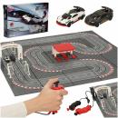 Autorennbahn Baustein Kompatibel 1:87 Slotcar Rennbahn Kinder Spielzeug Geschenk