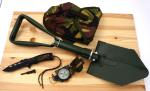 BW Outdoor Survival Set Klappspaten Kompass Messer Feuerstarter Bushcraft