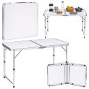 Campingtisch Aluminium Klapptisch höhenverstellbar Koffertisch Falttisch Outdoor