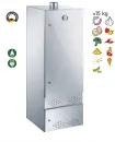 Peetz Kalträucherschrank verzinkt Räucherofen Räucherschrank 140x50x50cm Profi