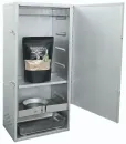 Peetz isolierter Räucherofen Edelstahl Räucherschrank 100x39x28cm Fleisch Fisch 