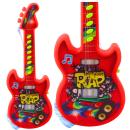 Lean E-Gitarre für Kindermelodien Solmization Range Rot 29cm Instrument 