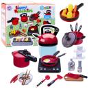 Lean Küchenset Töpfe Lebensmittel Herdzubehör 36-tlg  Spielset Küche