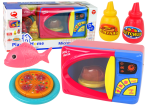 Lean Mikrowelle Kindermikrowelle Kinderküche mit Zubehör Spielset Küche